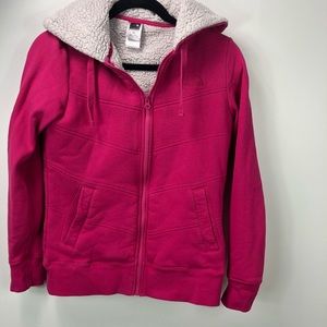 Women’s North Face Size S Zip up hooded sweater